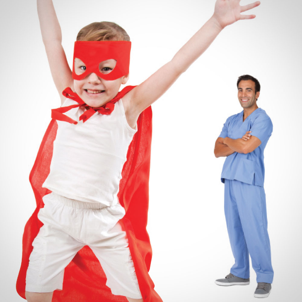 BMI Healthcare boy and doctor